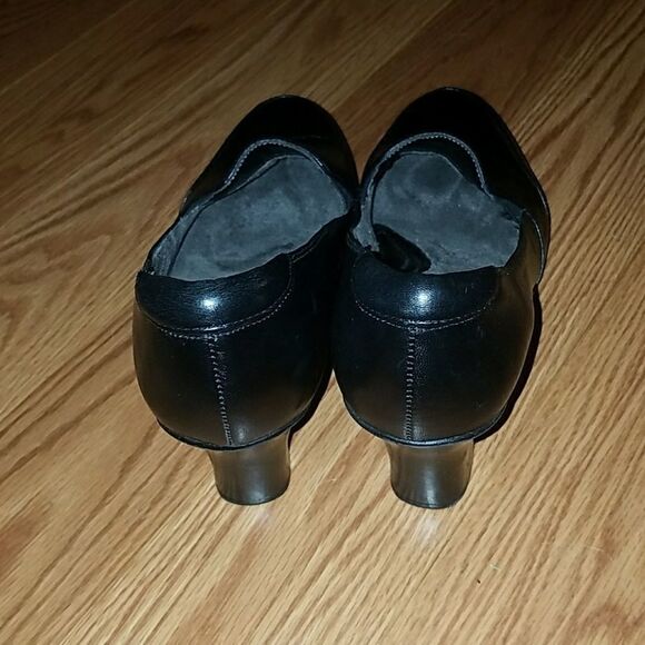 Naturalizer N5 comfort black leather shoes Sz 10 - Picture 4 of 5